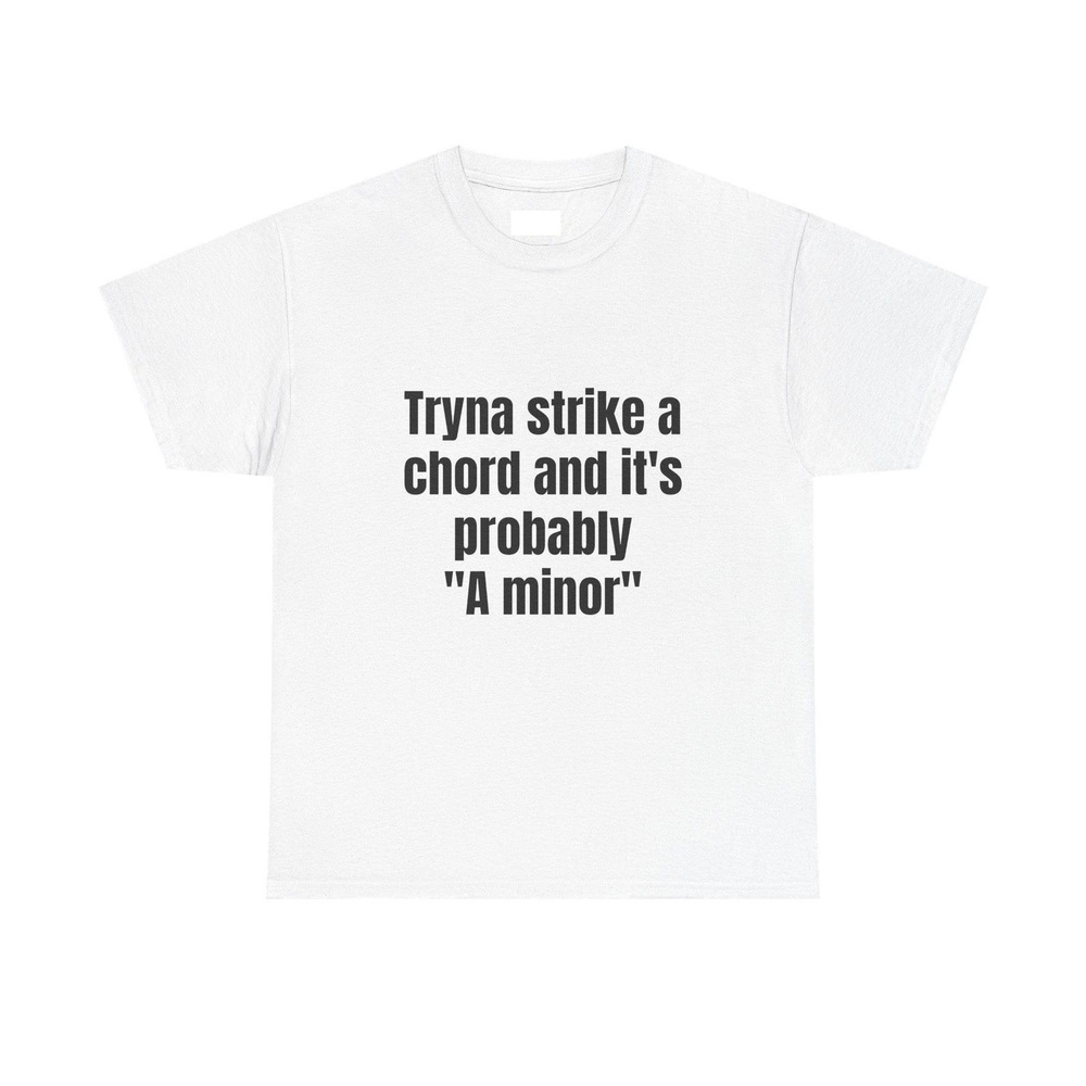 Kendrick Lamar - A Minor Music Humor Unisex Cotton Tee